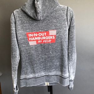 In N Out Hoodie Size Medium, Gray, SO SOFT